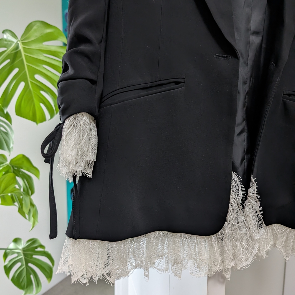 Cinq A Sept Roxy Lace Blazer - Picture 4 of 6